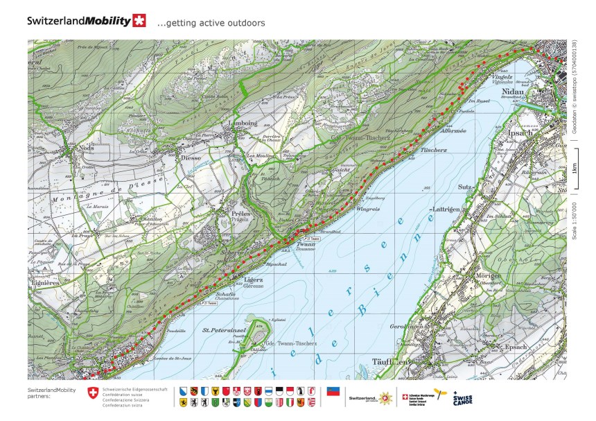Biel - Murten Map 1A